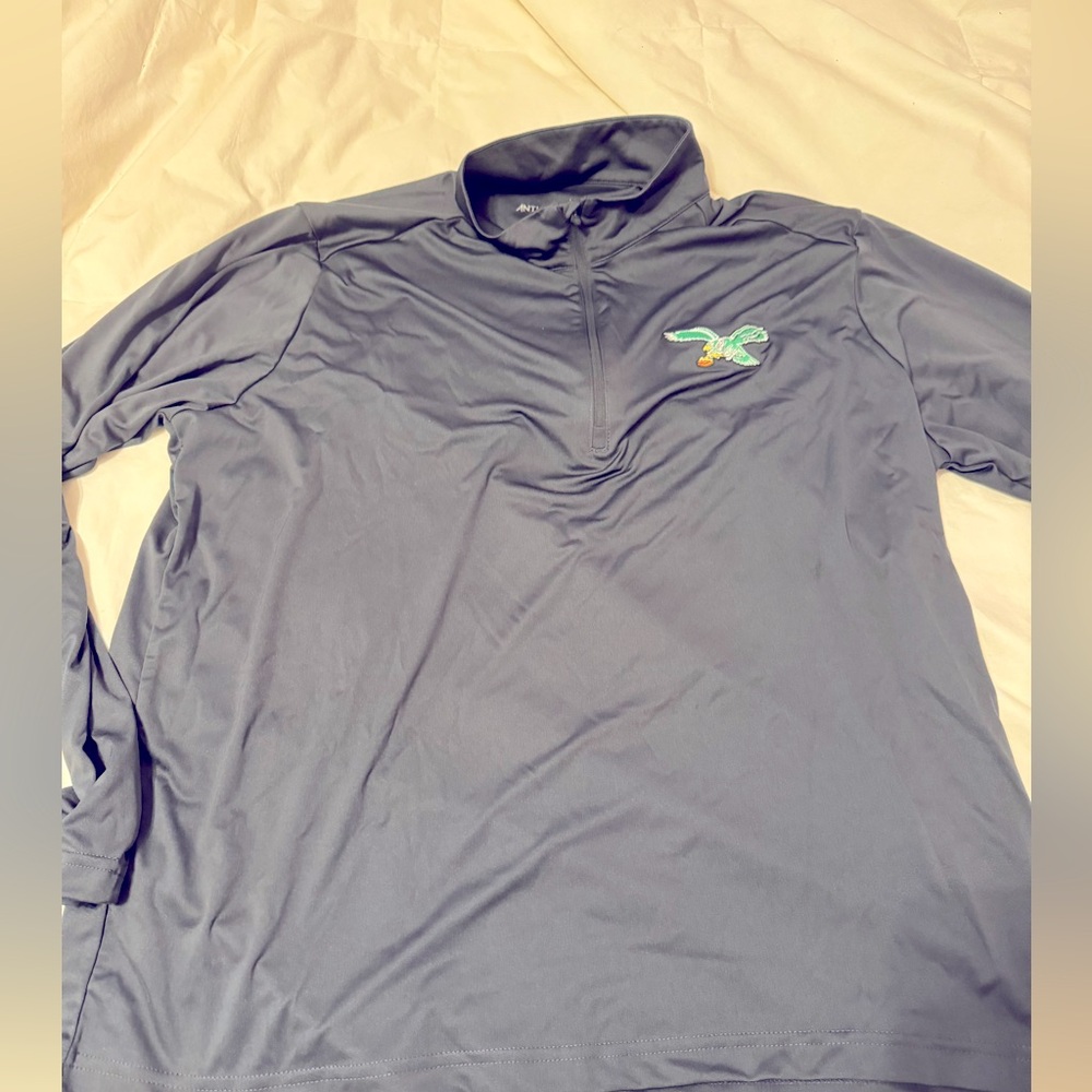 Black Antigua men’s long NFL Eagles sleeve